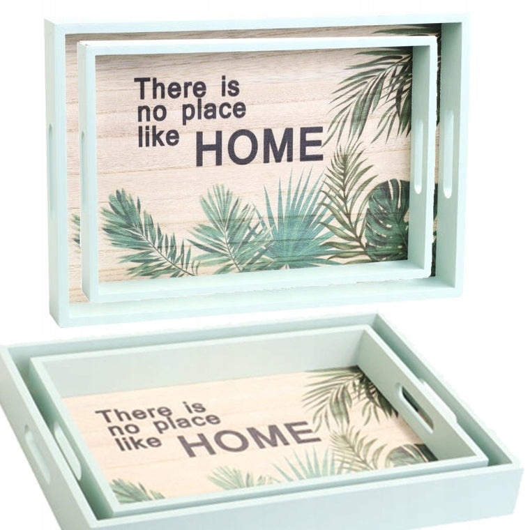 Rinkinys iš dviejų medinių padėklų pusryčiams Goliat