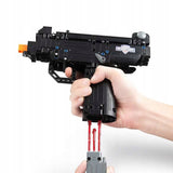 Konstrukcinis kaladėlių rinkinys CADA Ginklo Pistoletas Micro UZI Šaudantis