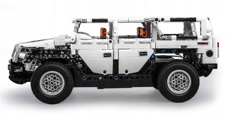 Statybinių kaladėlių rinkinys CADA TRANSPORTAS WARRIOR H2 DVIGUBO REŽIMO VALDYMAS