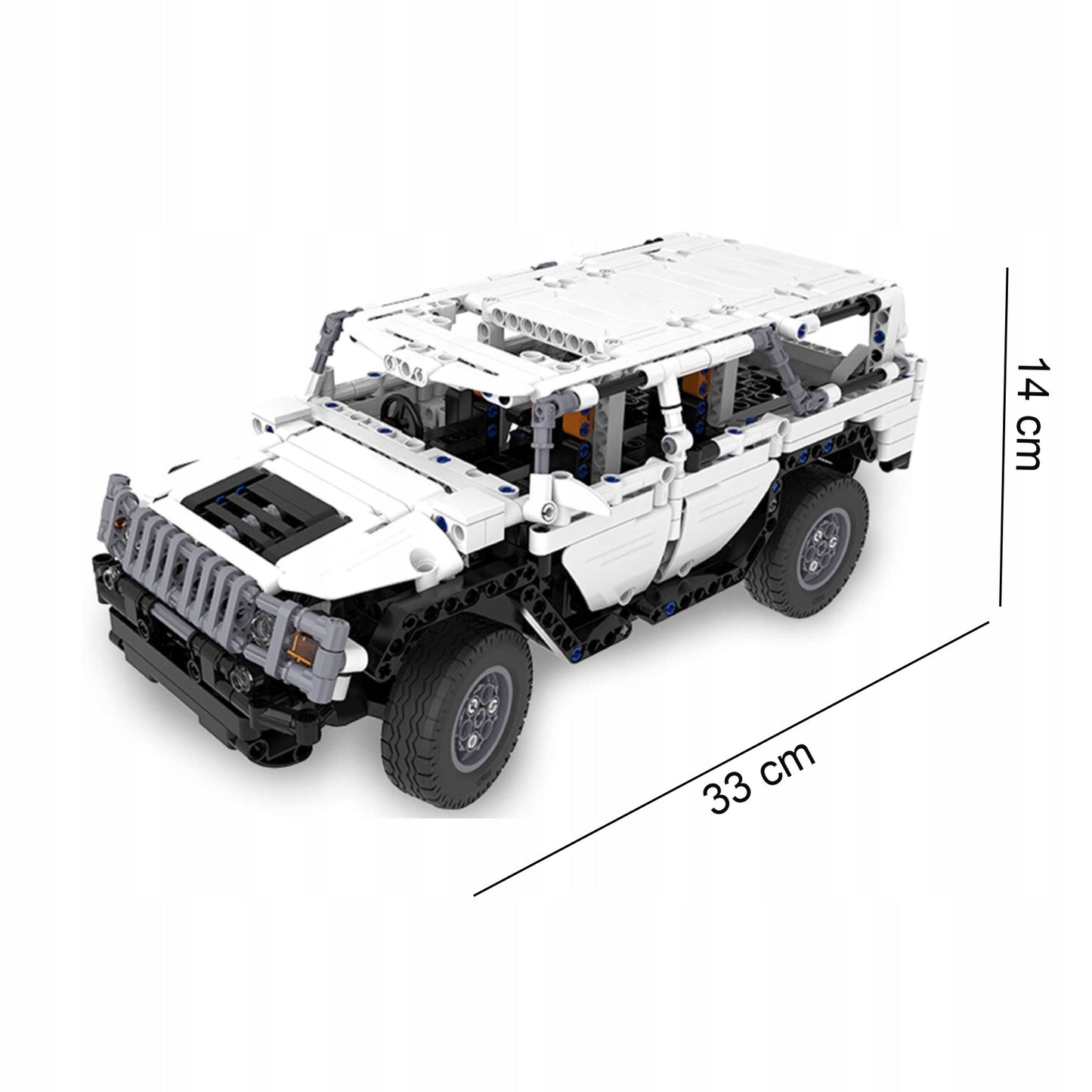 Statybinių kaladėlių rinkinys CADA TRANSPORTAS WARRIOR H2 DVIGUBO REŽIMO VALDYMAS