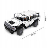 Statybinių kaladėlių rinkinys CADA TRANSPORTAS WARRIOR H2 DVIGUBO REŽIMO VALDYMAS