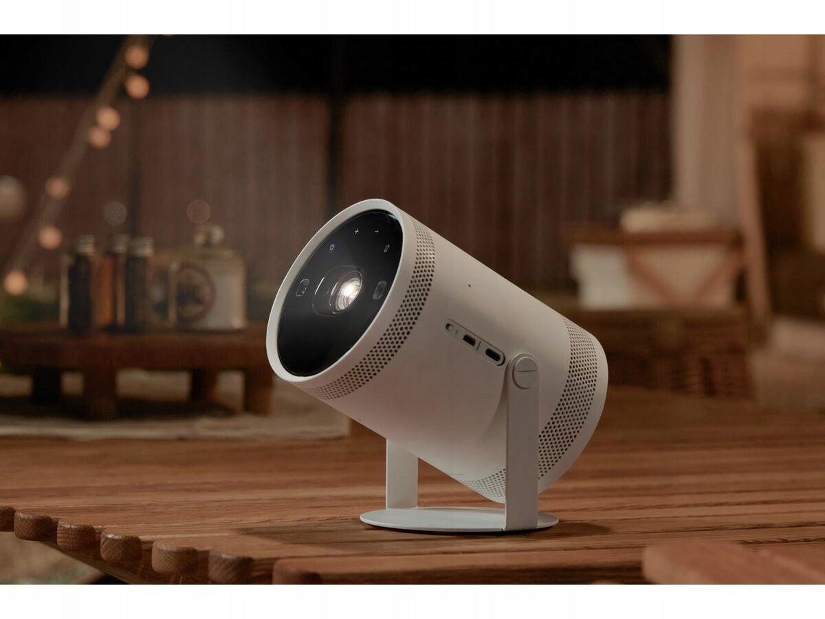 Nešiojamas projektoriaus rinkinys SAMSUNG Wi-Fi Smart TV + DOVANŲ Powerbank