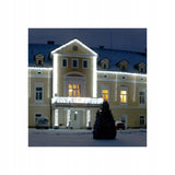 Lauko girliandos 1000 LED 50 m Laikmatis ir Valdiklis Šaltos baltos