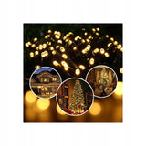 Lauko girliandos 50m 8 funkcijos 1000 LED, programuojamas laikmatis Kalėdinei eglei Goliat