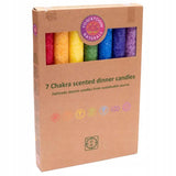 Kvepiančios vakarienės žvakės – 7 čakrų rinkinys