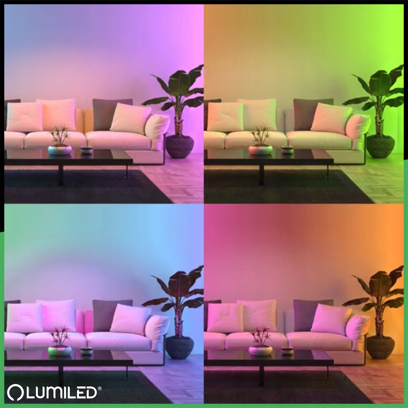 LED E27 A60 9W = 60W RGB TUYA pritemstamas Išmanusis WiFi SMART lemputė