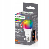 LED E27 A60 9W = 60W RGB TUYA pritemstamas Išmanusis WiFi SMART lemputė