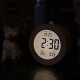 Skaitmeninis žadintuvas, stovintis medinis, elektroninis žadintuvas + 3 baterijos