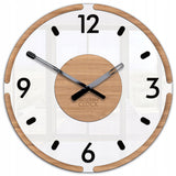 Sieninis laikrodis DUBAI 30 cm – tylus mechanizmas, „premium scandi 3D“ dizainas