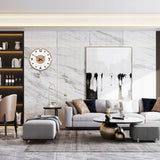 Sieninis laikrodis DUBAI 30 cm – tylus mechanizmas, „premium scandi 3D“ dizainas