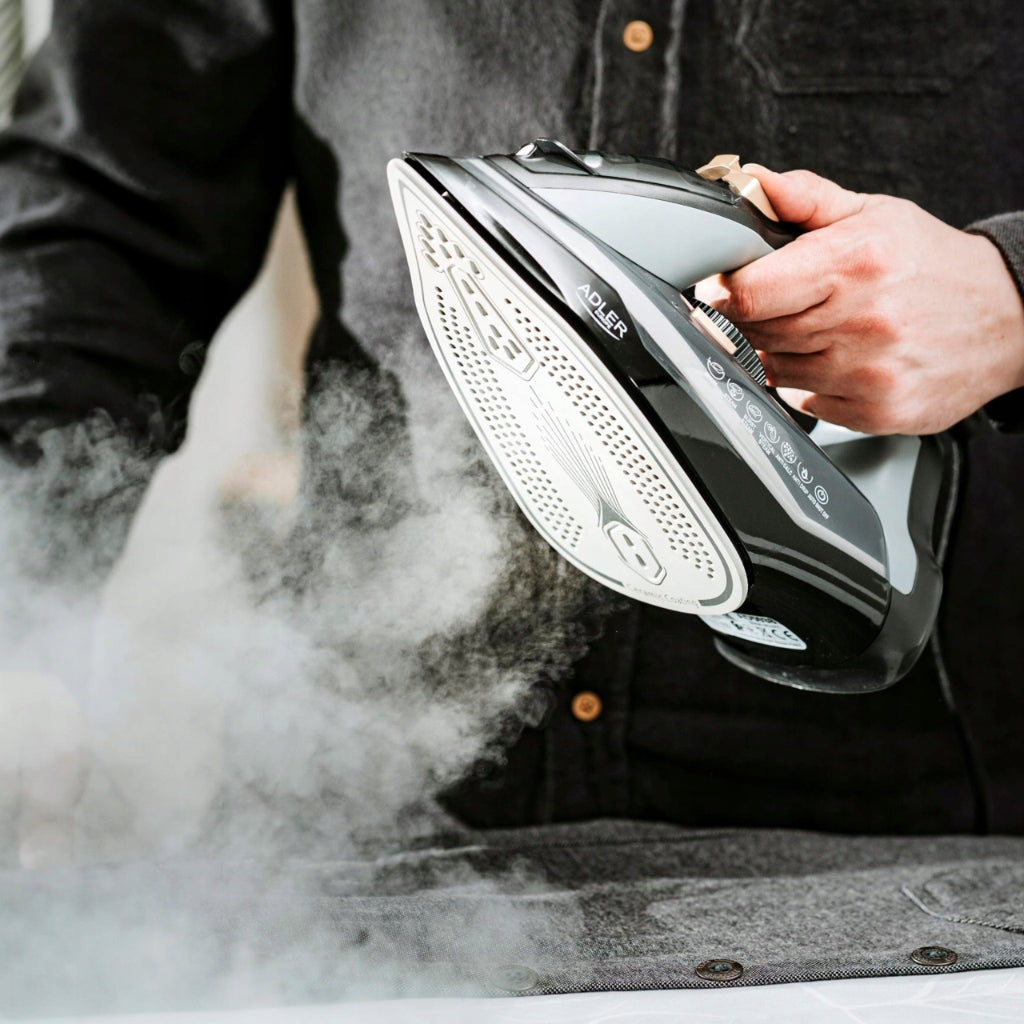 Namų garų lygintuvas, keraminis, 3000W, galingas vertikalus lyginimas, Anti-Calc