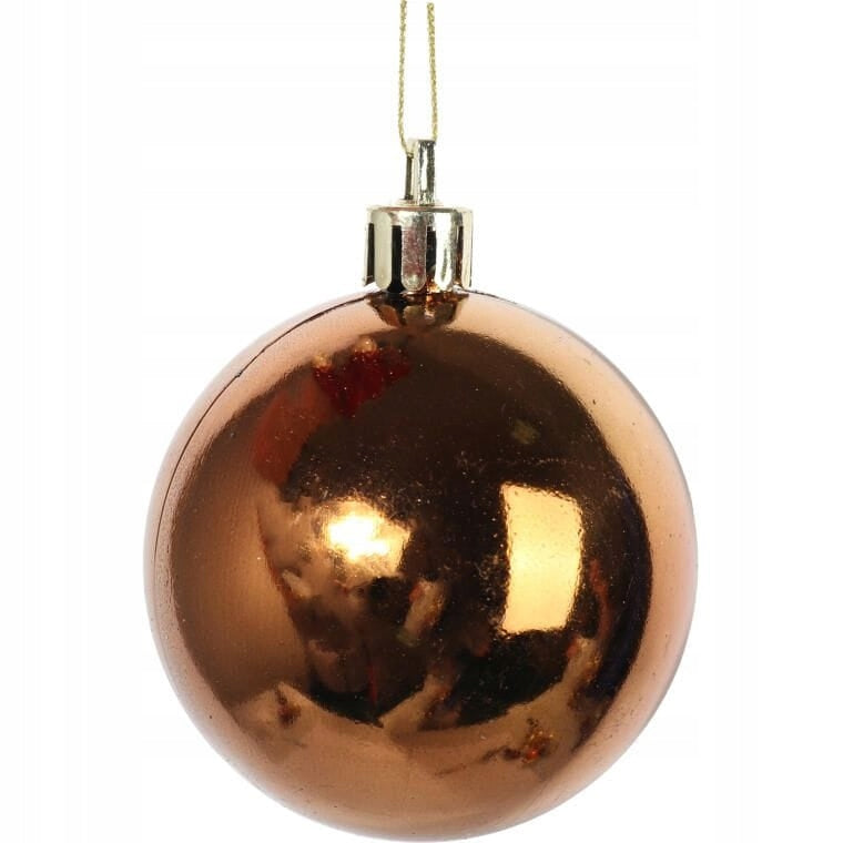 50 Prabangių plastikinių kalėdinių burbulų rinkinys, įvairių spalvų ir dydžių