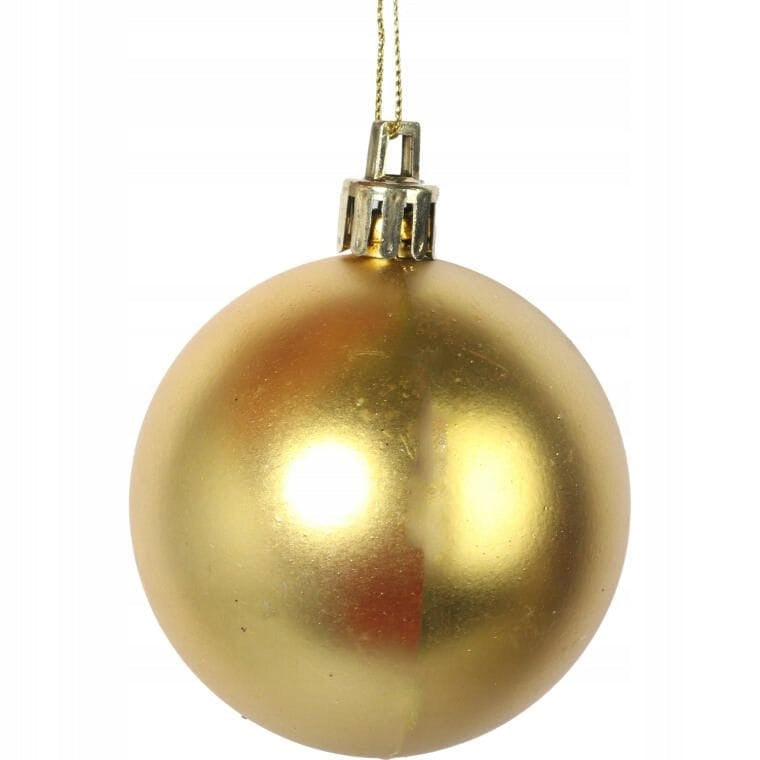 50 Prabangių plastikinių kalėdinių burbulų rinkinys, įvairių spalvų ir dydžių