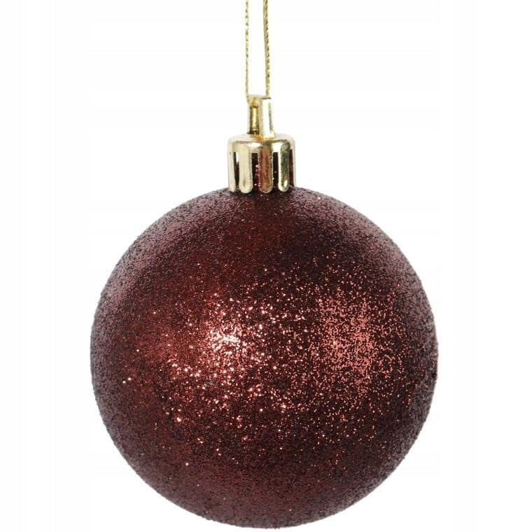 50 Prabangių plastikinių kalėdinių burbulų rinkinys, įvairių spalvų ir dydžių