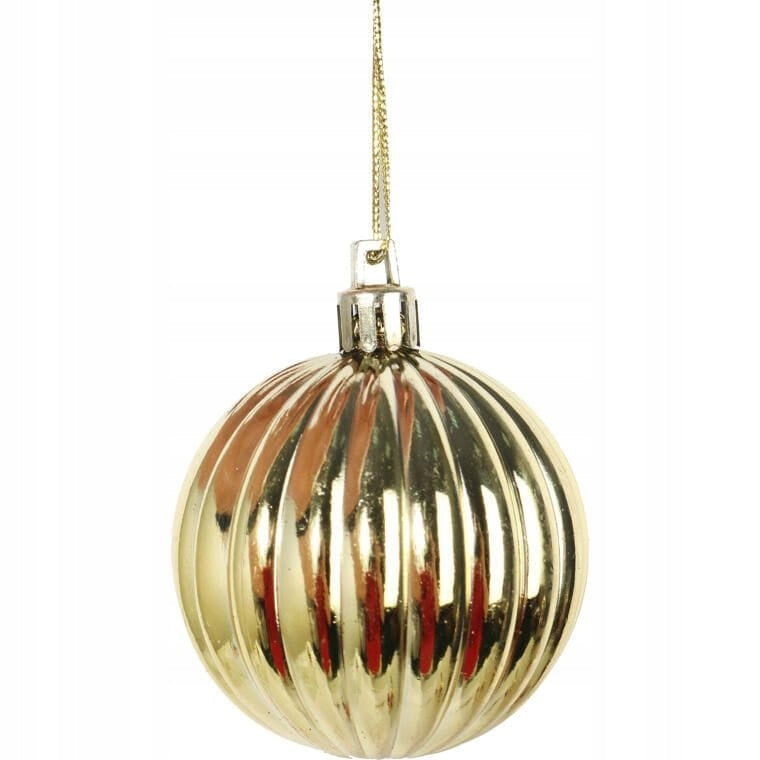 50 Prabangių plastikinių kalėdinių burbulų rinkinys, įvairių spalvų ir dydžių