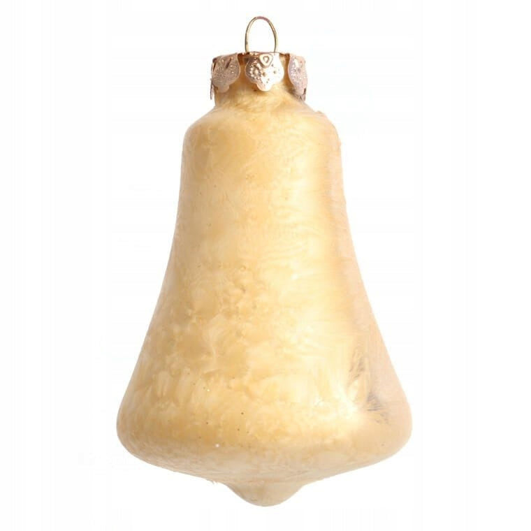 Kalėdinių stiklinių burbulų ir kremas(ės) spalvos viršūnės rinkinys, 18 vnt. DEKORACIJA