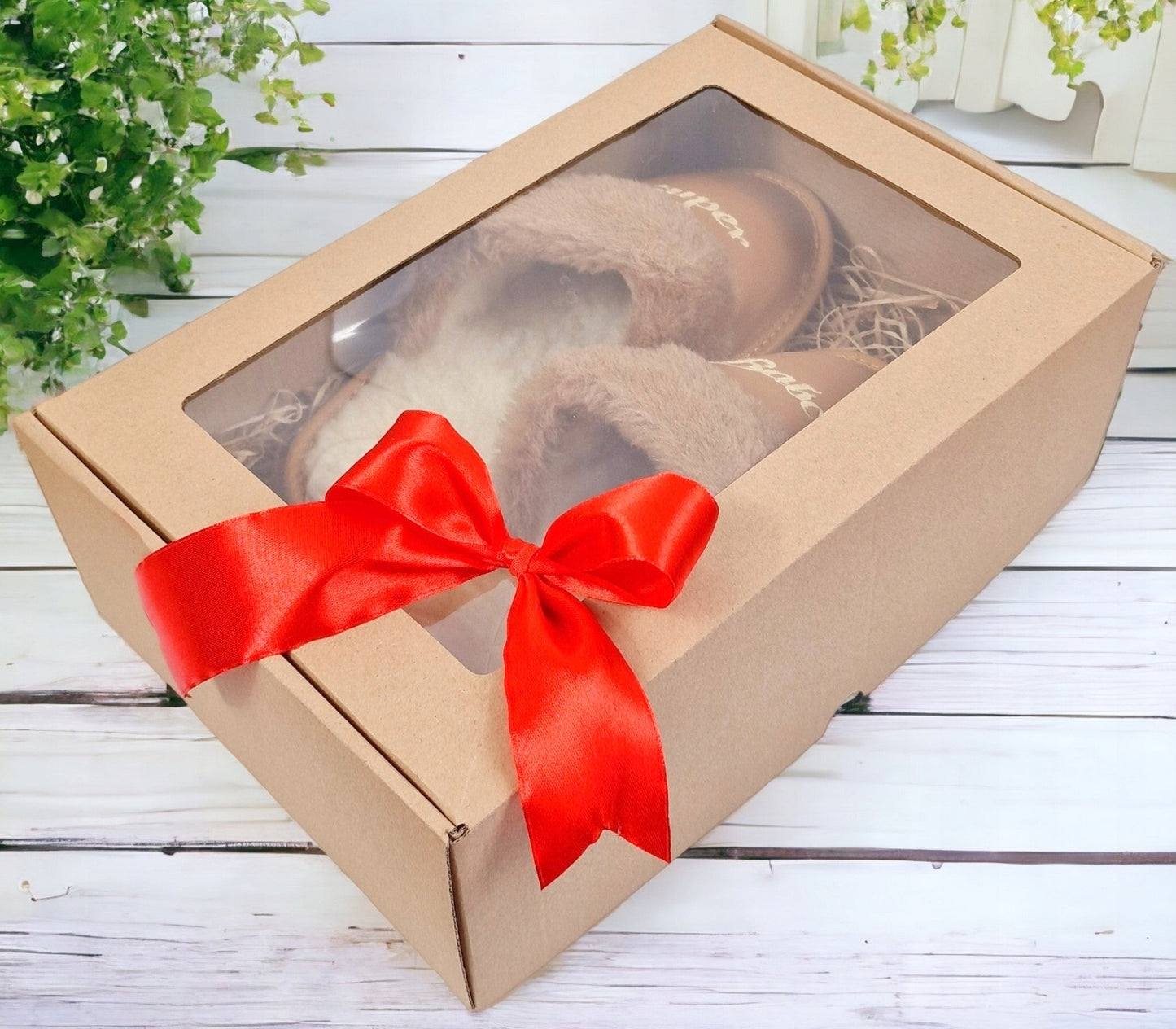 Dovanojamasis Rinkinys Senelės Šlepetės Dėžutėje Šlepetės Super Senelė *37*