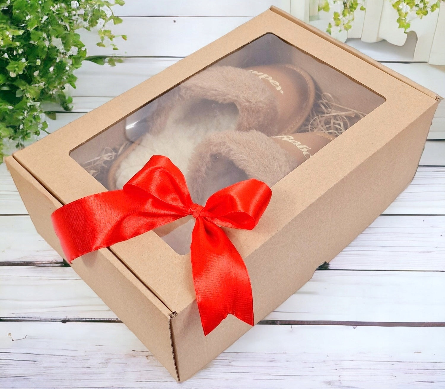 Dovanojamasis Rinkinys Senelės Šlepetės Dėžutėje Šlepetės Super Senelė *37*