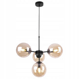 Dekoratyvinis šviestuvas virš virtuvės stalo su medaus spalvos E14 lemputėmis IMPERIA 4 x 60W