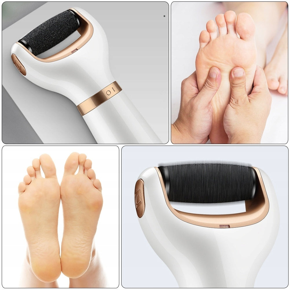 ELEKTRINIS PURENAMASIS KOJOMS BALTAS DEIMANTINIS PRAKTIŠKAS PEDIKIŪRAS