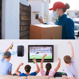 Belaidis vandeniui atsparus IP44 skambutis, ilgas veikimo nuotolis namų durims, varteliams