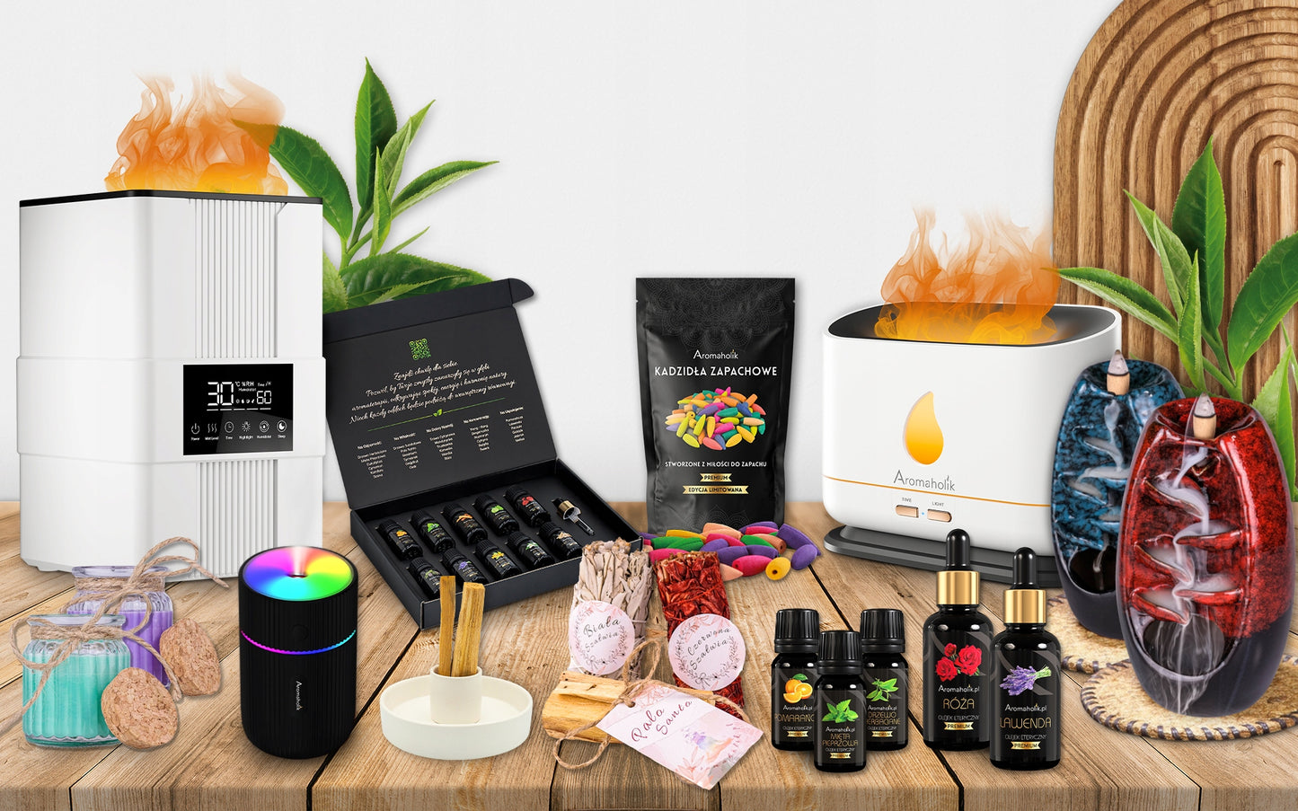 Originalus Palo Santo rinkinys + Baltoji šalavija Natūralūs smilkalai