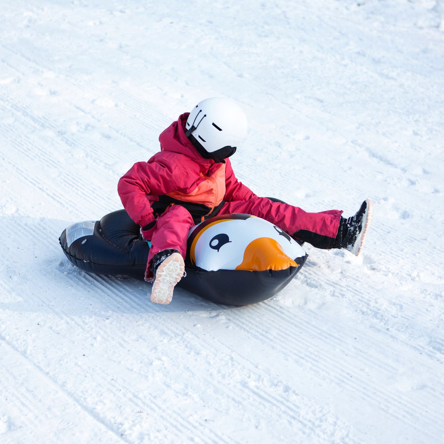 Pripučiama rogutė sniego rogutė pingvinas METEOR PVC 120x110x23 su rankenomis