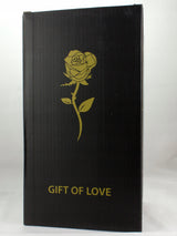 GRAŽI DIRBTINĖ AMŽINA ROŽĖ 3 RÓŽĖS STIKLINĖJE DĖŽUTĖJE, DOVANA DAILUGAI