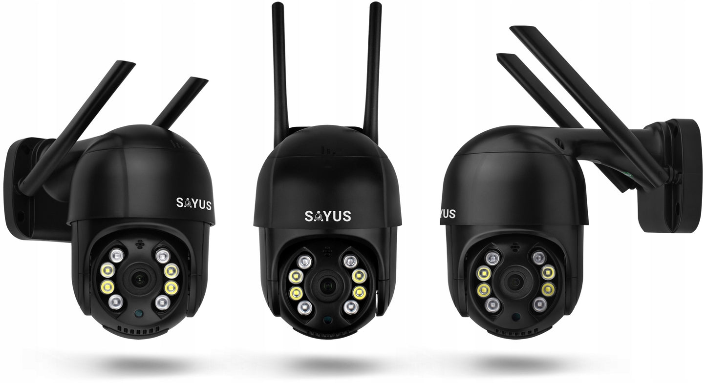 Sukama lauko kamera 8MP IP WiFi 4K ULTRA HD su priartinimu (zoom) ir judesio aptikimu 8MPx