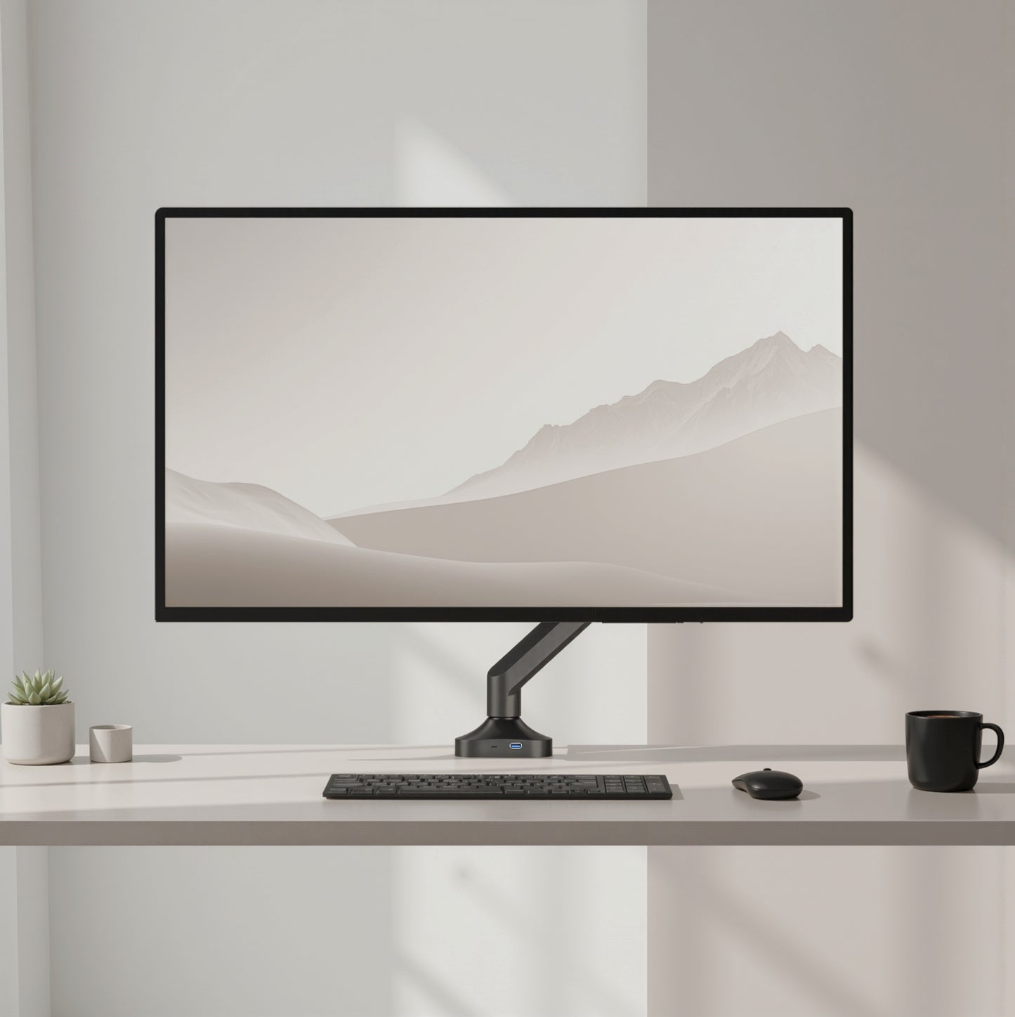 BOSTE STALO RANKOS LAIKIKLIS MONITORIUI STALINĖMS 17-40'' VESA USB PRIEVADAI DU TVIRTINIMAI