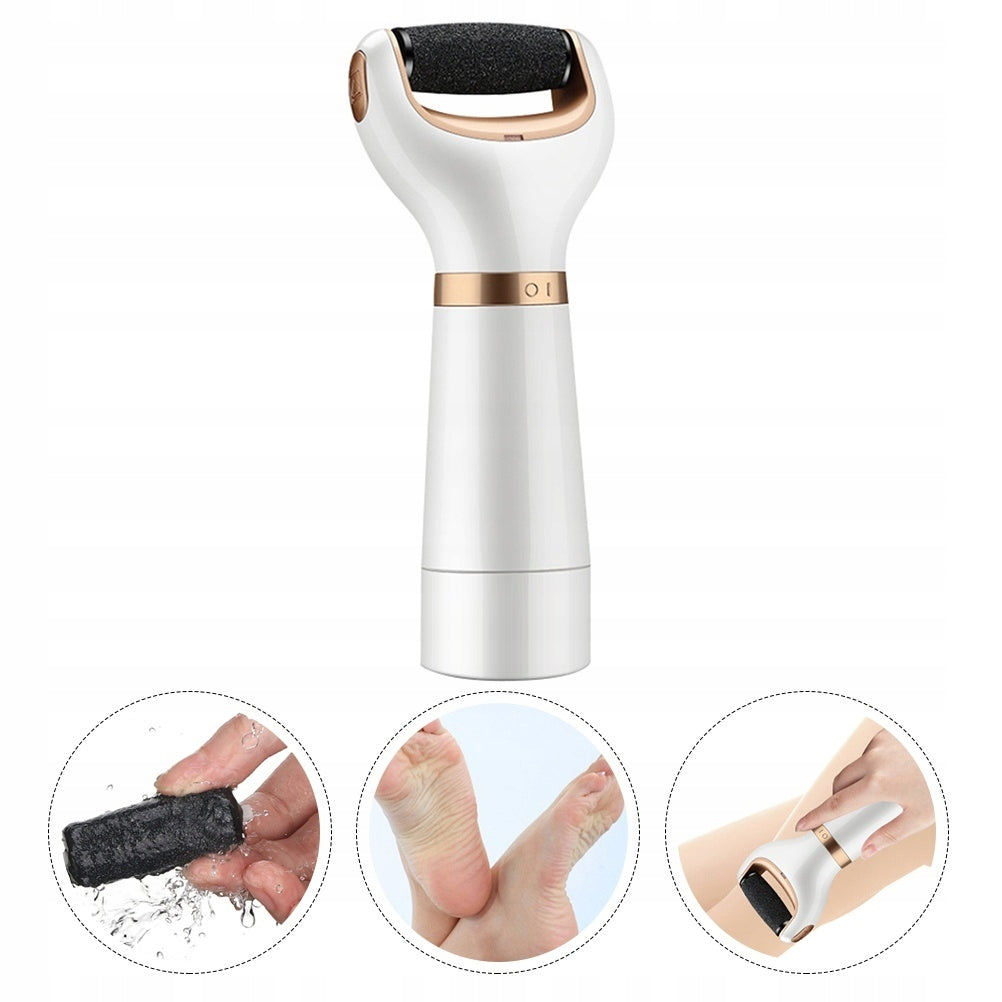 ELEKTRINIS PURENAMASIS KOJOMS BALTAS DEIMANTINIS PRAKTIŠKAS PEDIKIŪRAS