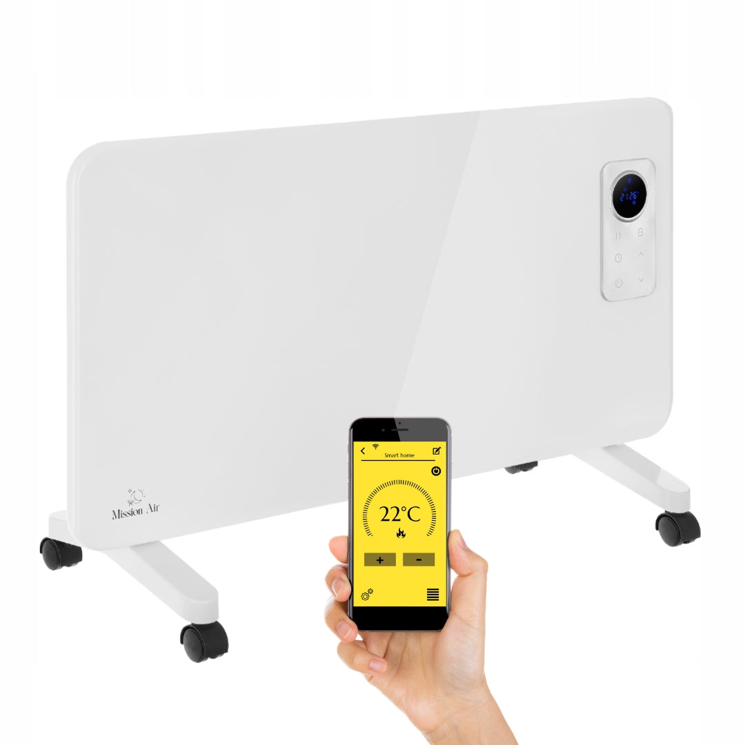 ELEKTRINIS ŠILDYTUVAS Konvektorinis EKONOMIŠKAS 1000W ECO WiFi Termostatas