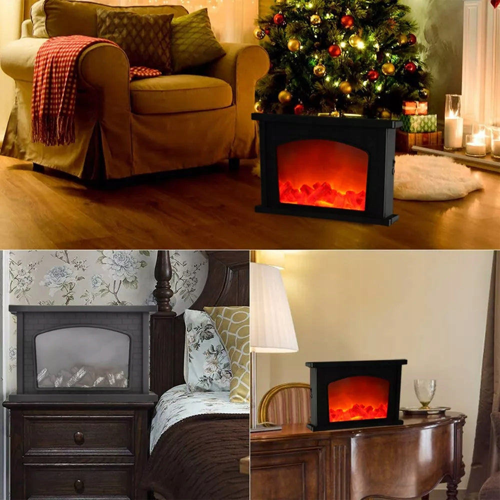 LED ŽIDINIO ŽIBINTAS SU 3D JUDANČIU LIEPSNA, DEKORATYVINĖ LEMPA, DOVANA