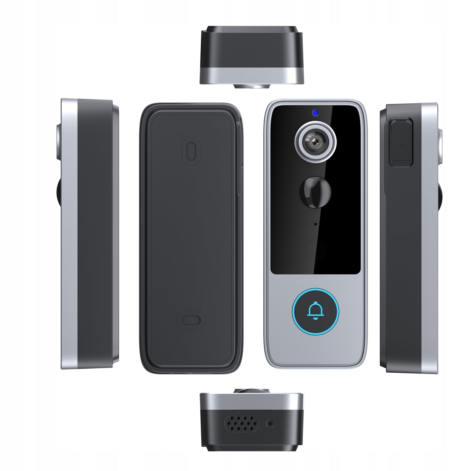 DURŲ SKAMBUTIS SU KAMERA WIFI SMART NUOTOLINIO STEBĖJIMO IP65