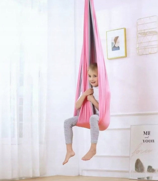 VAIKŲ SŪPUOKLYS HAMAKAS AUDINYS BAMBINO AKROBATINĖ JOGA 280x150CM