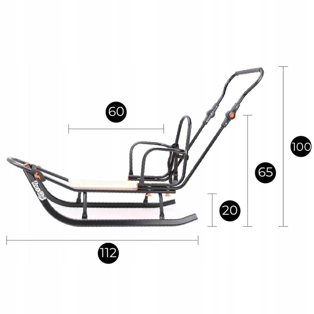 Vaiku rogutės FULL su atlošu stumiamoji rankena šilta miegmaišio stumiamoji rankena SAUGIOS