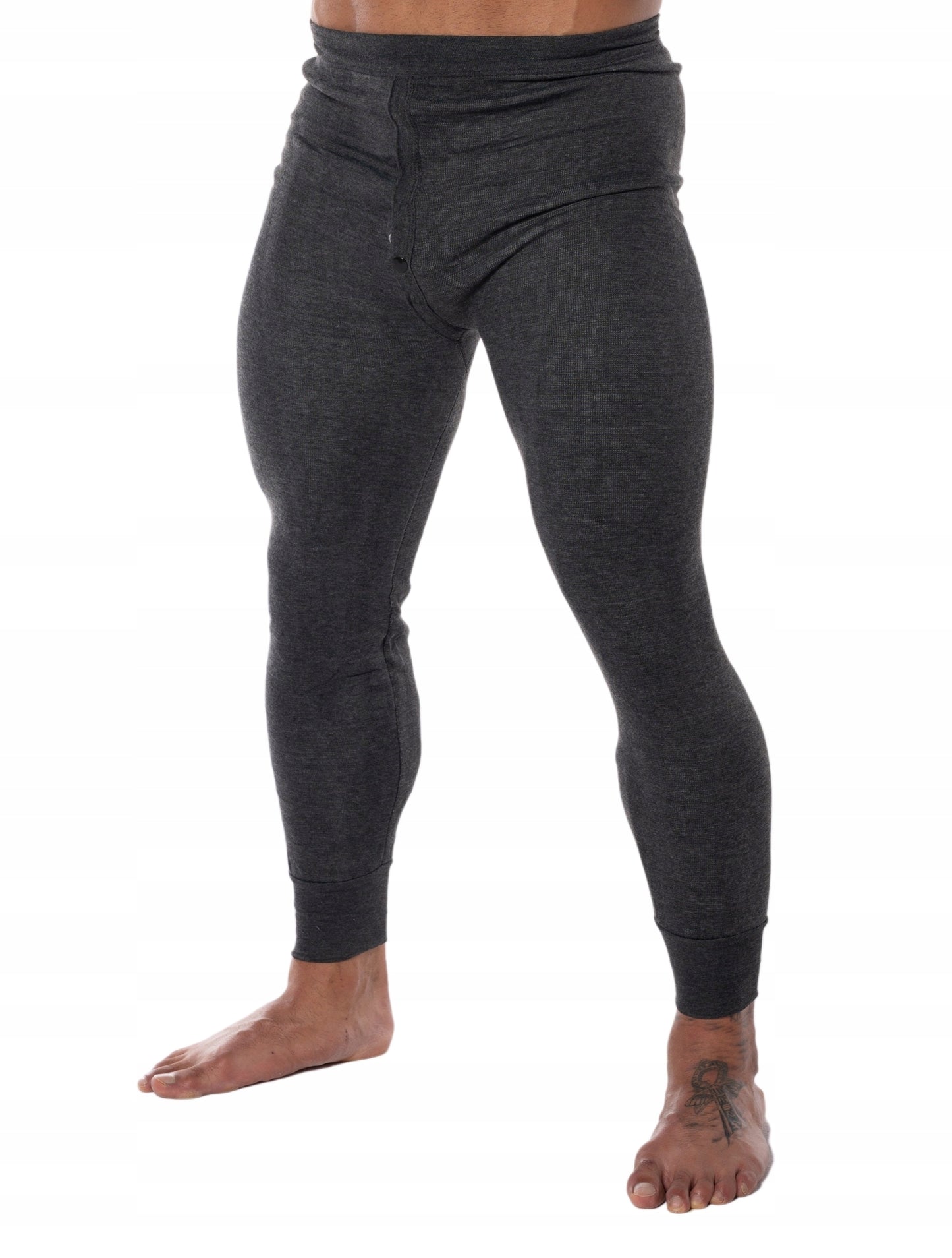 3x Šildomos medvilninės kelnės vyriškos termo apatinės kelnės šiltos L