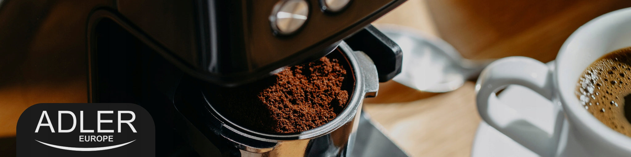 Elektrinis didelis kavos malūnėlis, kūginis malimo mechanizmas, reguliuojamas malimo rupumas