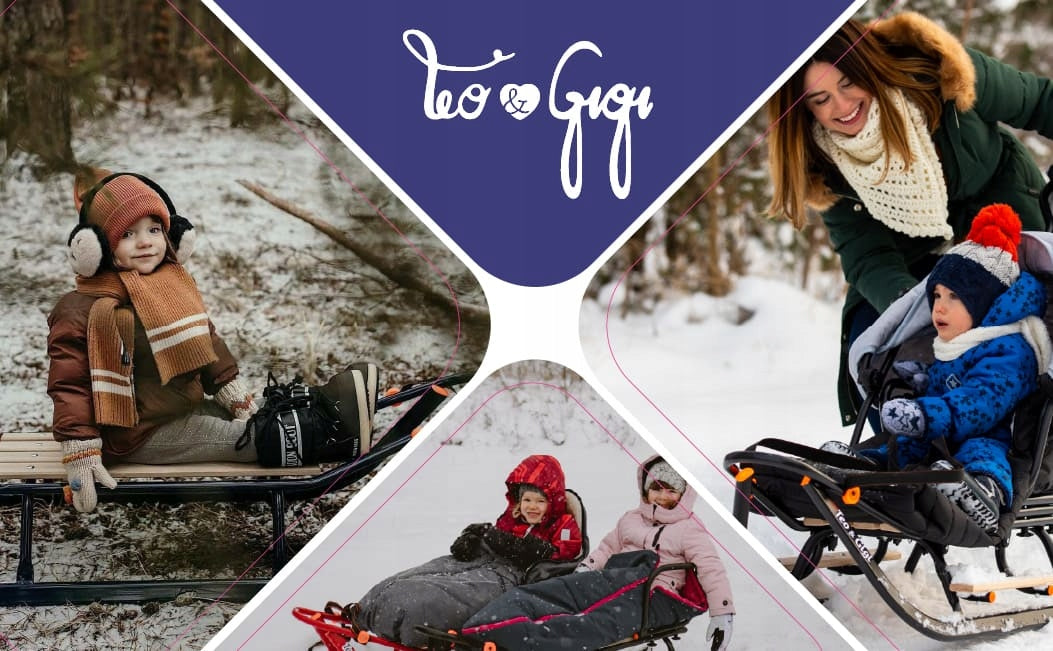 Rogutės vaikams su atlošu ir stūmikliu Šilta 3in1 miegmaišio sistema KOMFORT #605