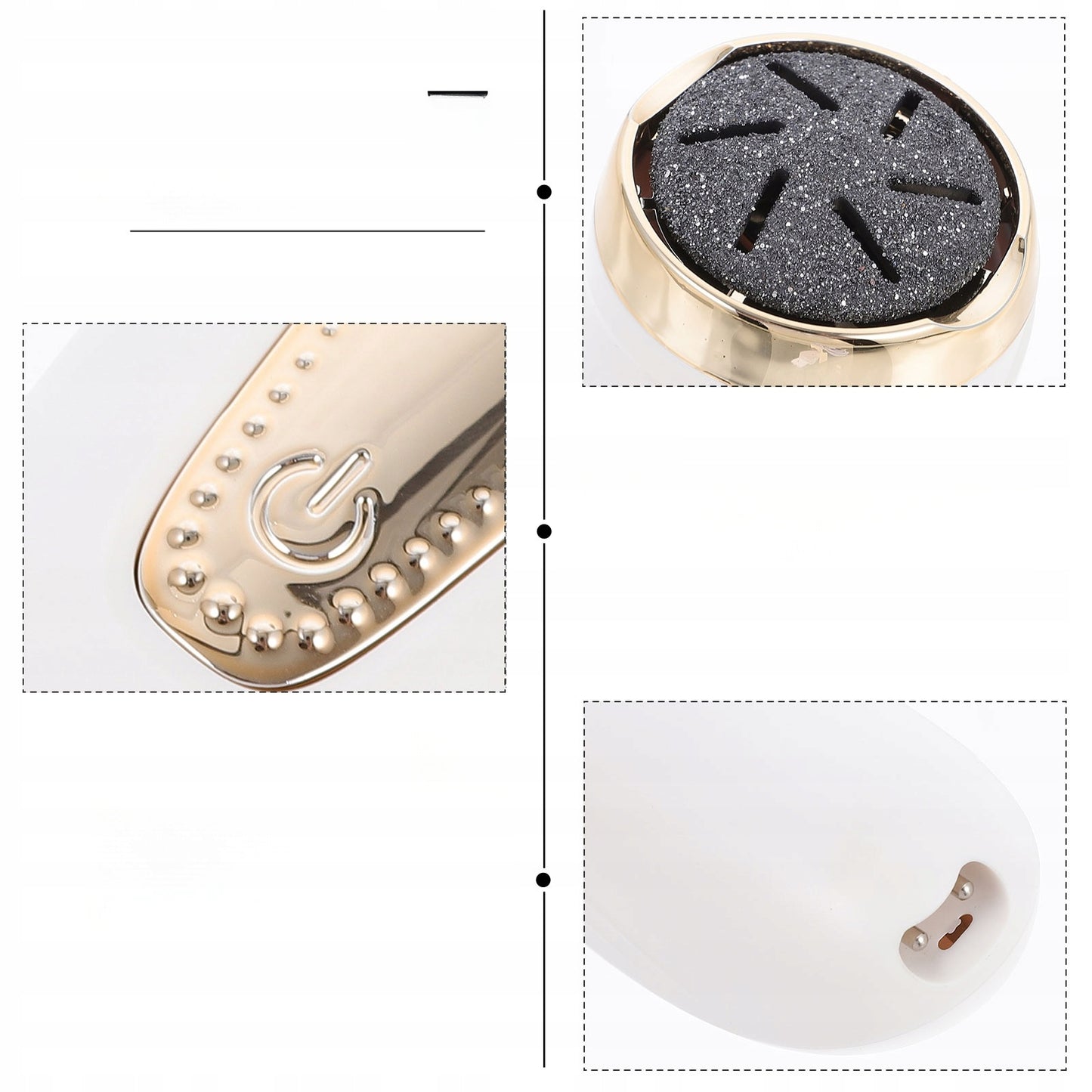 ELEKTRINĖ KOJŲ PEDIKŪRO MAŠINĖLĖ ŠLIFAVIMUI SU ŠVITRINIU POPIERIUMI